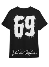 TEE-SHIRT SHARK BLACK WHITE 69