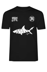 TEE-SHIRT SHARK BLACK WHITE 34