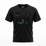 TEE-SHIRT SHARK CV FULL BLACK ÉDITION COLLECTOR