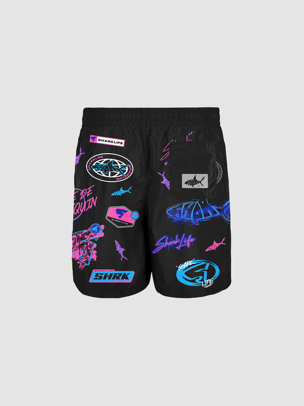 SHORT ALL OVER PURPLE