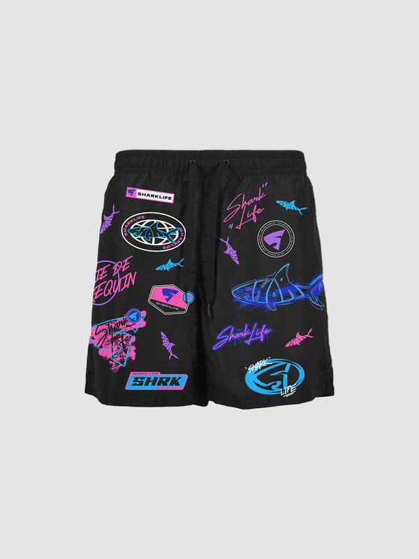 SHORT ALL OVER PURPLE