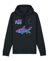 HOODIE SHARKLIFE QN QUARTIER NORD BLUE PURPLE