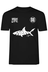 TEE-SHIRT SHARK BLACK WHITE 06