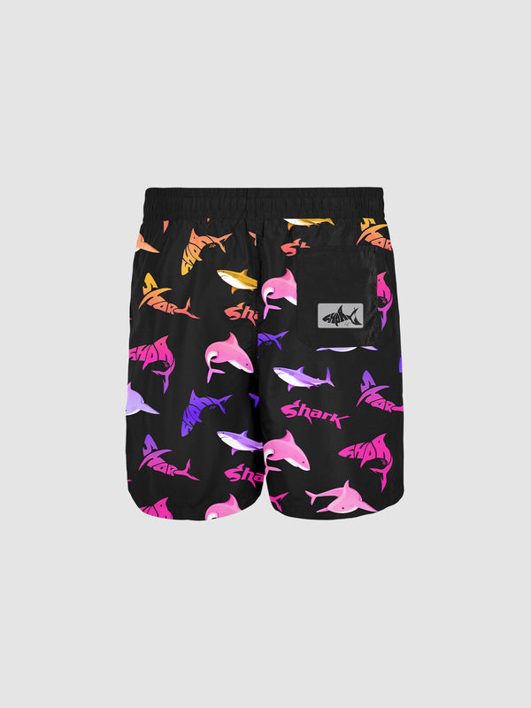 SHORT BRIGHT PURPLE ORANGE