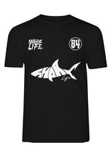 TEE-SHIRT SHARK BLACK WHITE 84