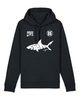 HOODIE SHARK BLACK WHITE 06