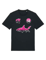 TEE-SHIRT SHARK CV PINK BLACK