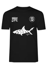TEE-SHIRT SHARK BLACK WHITE 13