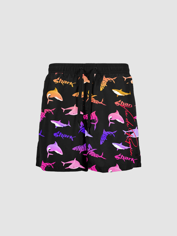 SHORT BRIGHT PURPLE ORANGE