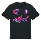 TEE-SHIRT SHARK CV RED PURPLE