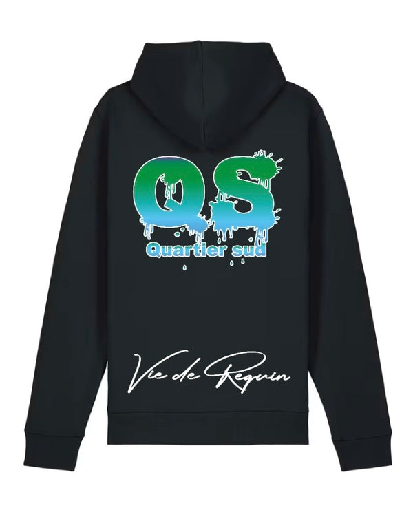 HOODIE QUARTIER SUD QS GREEN BLUE