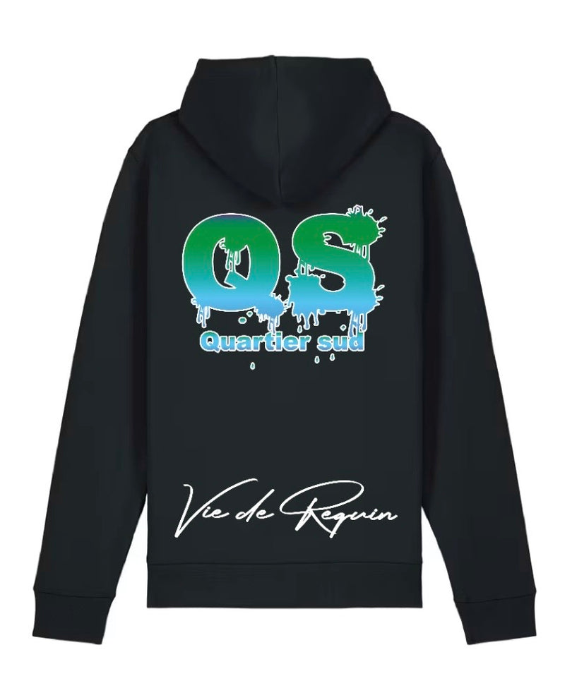 HOODIE QUARTIER SUD QS GREEN BLUE