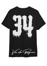 TEE-SHIRT SHARK BLACK WHITE 34