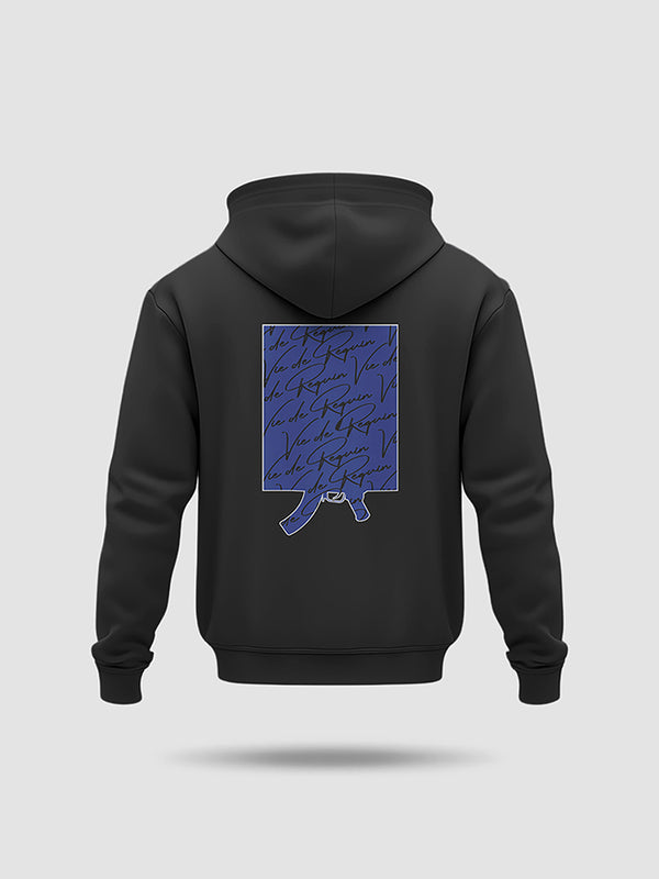 HOODIE SHARK BLACK KALASH ROI BLEU