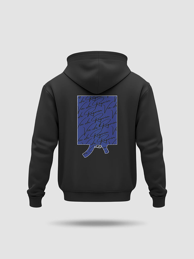 HOODIE SHARK BLACK KALASH ROI BLEU